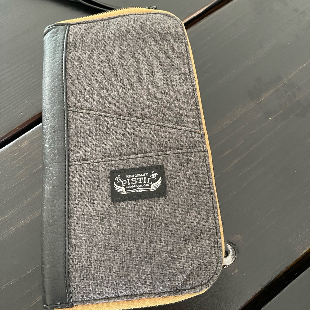 Pistol wrist band wallet